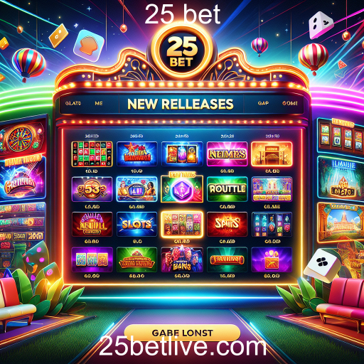 Descubra as Novidades em Jogos no 25 Bet